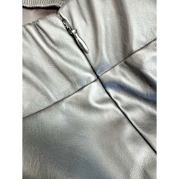 Michael Michael Kors Women's Plus Size Faux-Leather Skinny Ankle Pants Black 1X - Picture 7 of 9